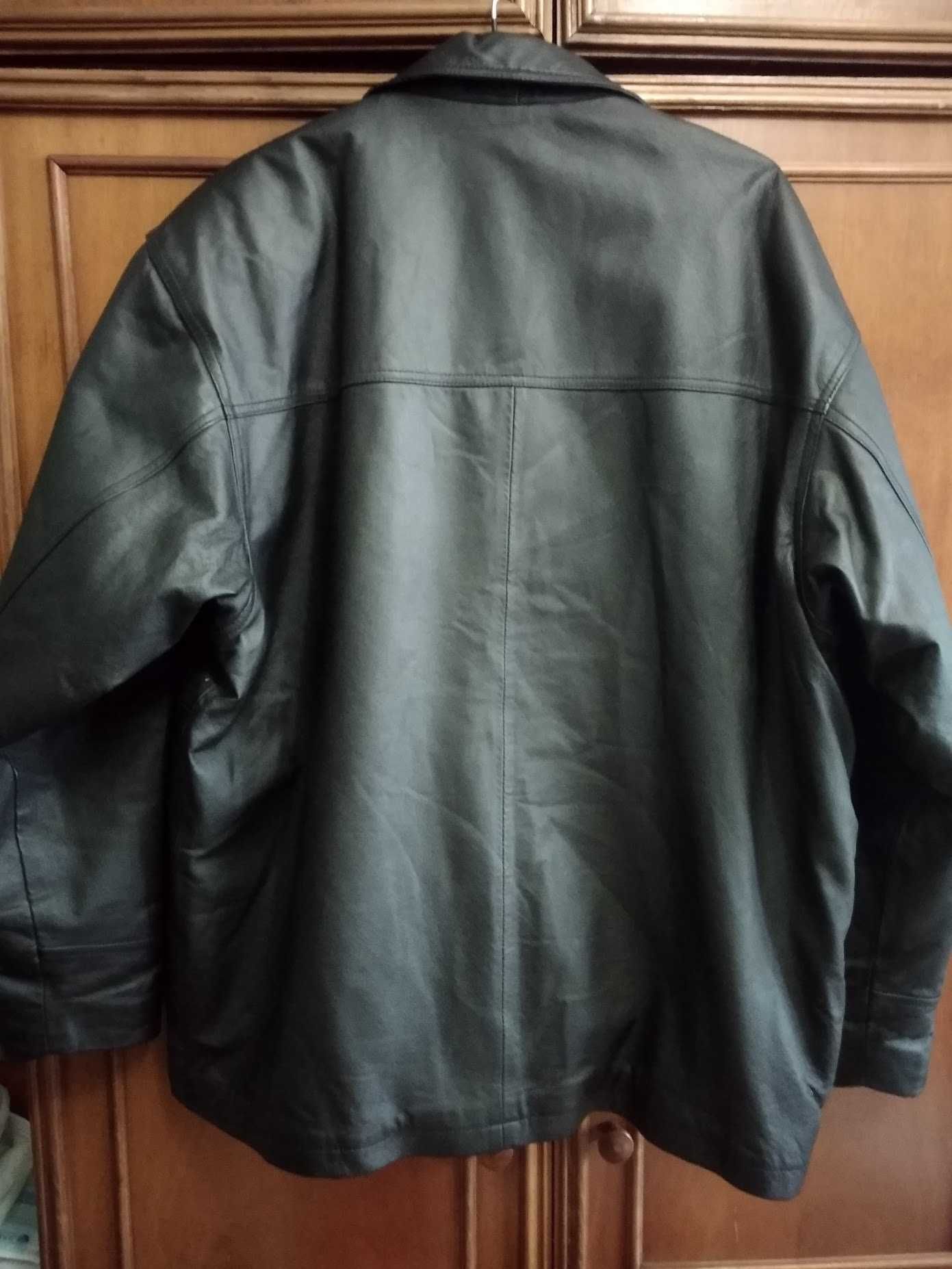 Кожаные мужские куртки, MDK, р. М, Cotton Belt, р.54