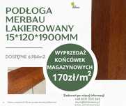 Podłoga lita lakierowana merbau 15*120