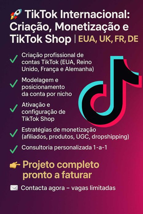 TikTok International: Creation, Monetization, and TikTok Shop | USA, UK, FR64595425192835120