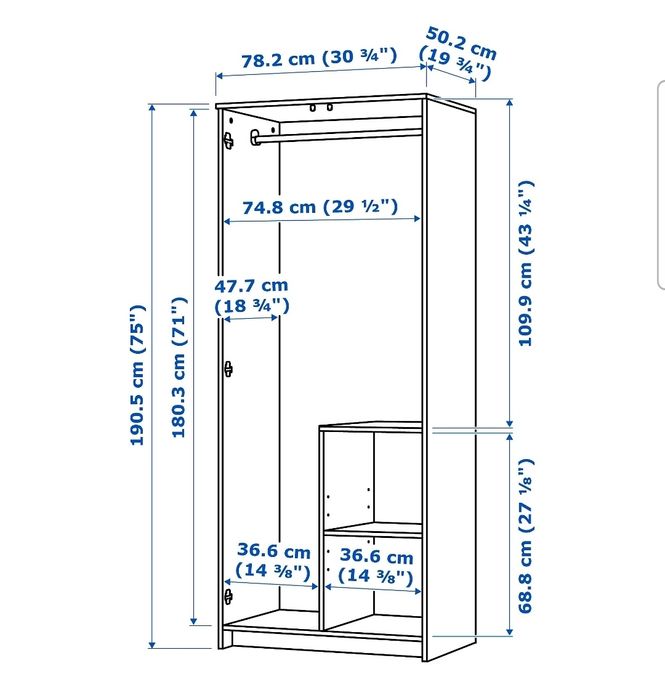 Szafa IKEA brimnes/dostawa