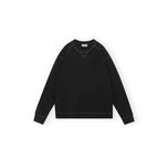 Світшот Ganni Logo Embroidery Sweatshirt Black