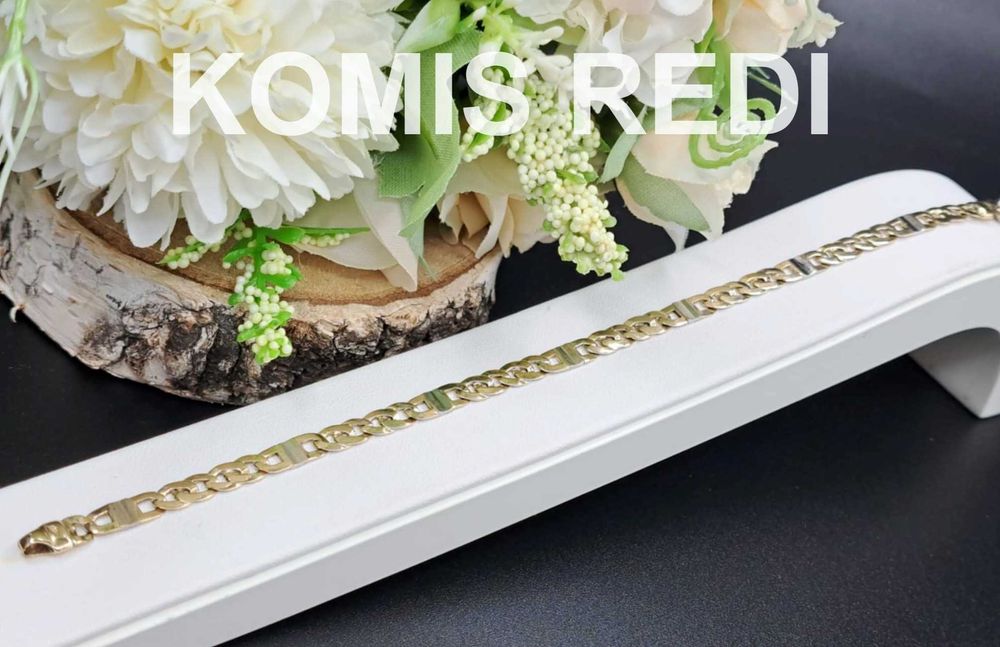 ZŁOTA BRANSOLETKA 7,00 GR. próba: 585 roz. 19 Komis Redi