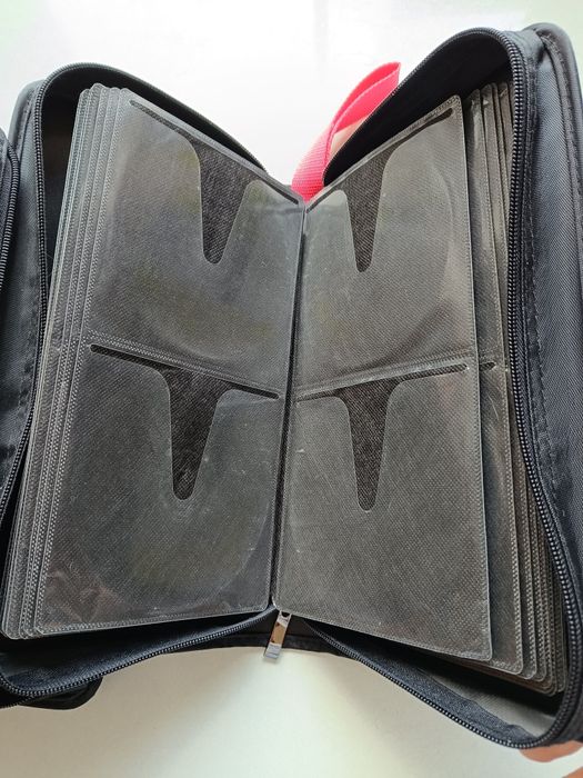 2x pokrowiec etui organizer na 96 płyt CD/DVD Media-Tech