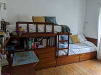 Mobília com beliche para quarto de crianças