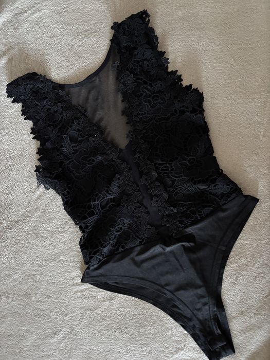 Мережевний боді з сіточкою на змійці, розмір L