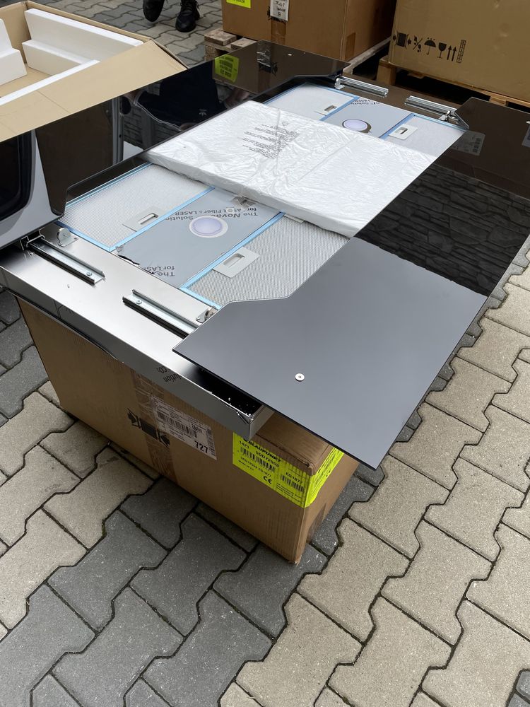 Nowy okap sufitowy, wyspowy, 120 cm, AirForce, Blaupunkt