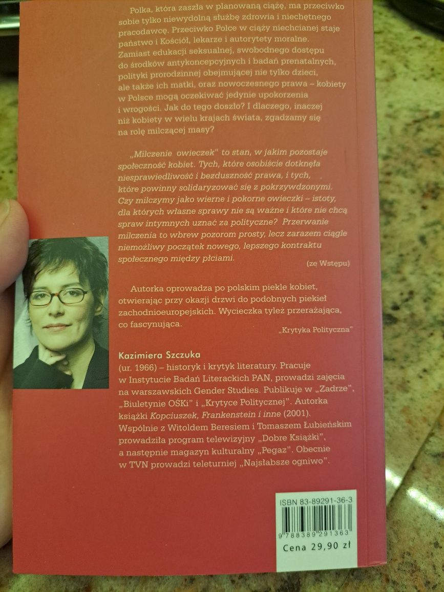 Milczenie owieczek. Rzecz o aborcji. KAZIMIERA SZCZUKA