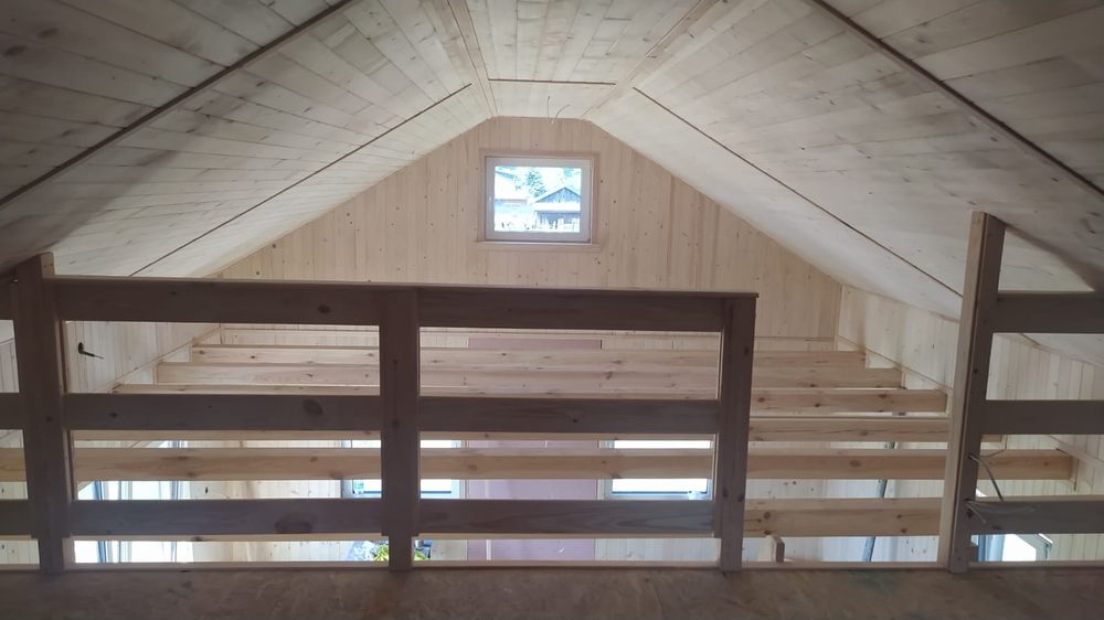 Domek całoroczny drewniany