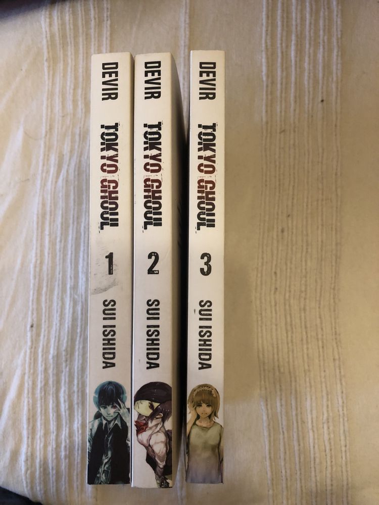 Tokyo ghoul manga volume 1-3