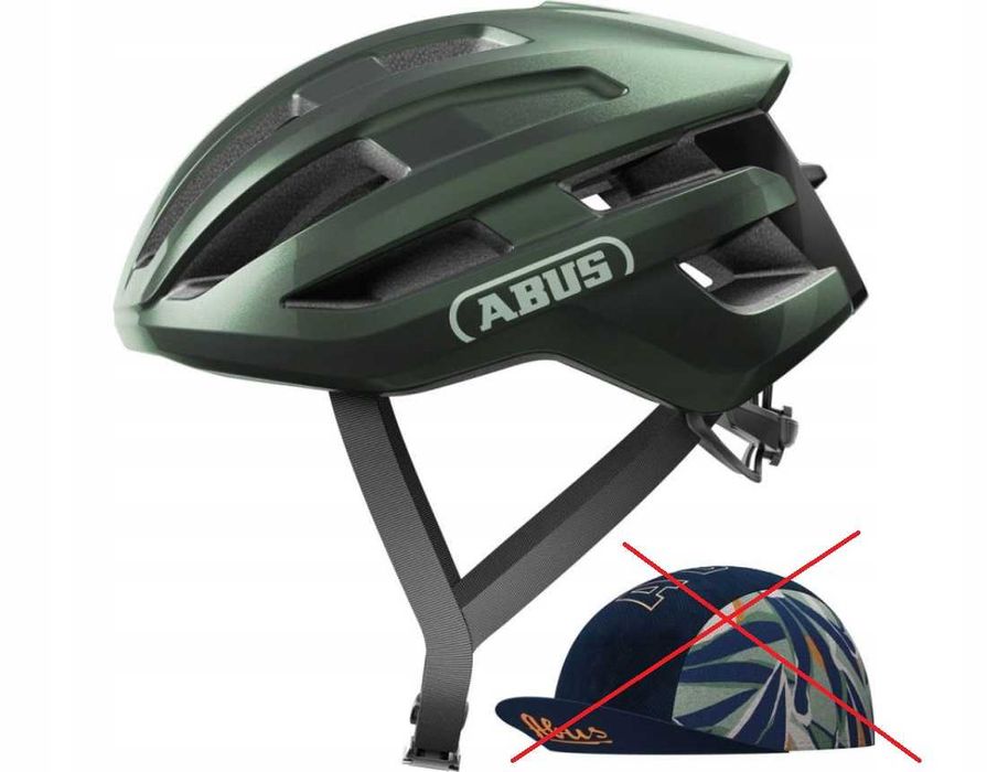 Kask rowerowy Abus POWERDOME ACE moss green M