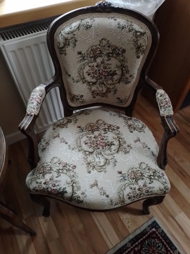 Komplet wypoczynkowy, stolik, fotele, kanapa