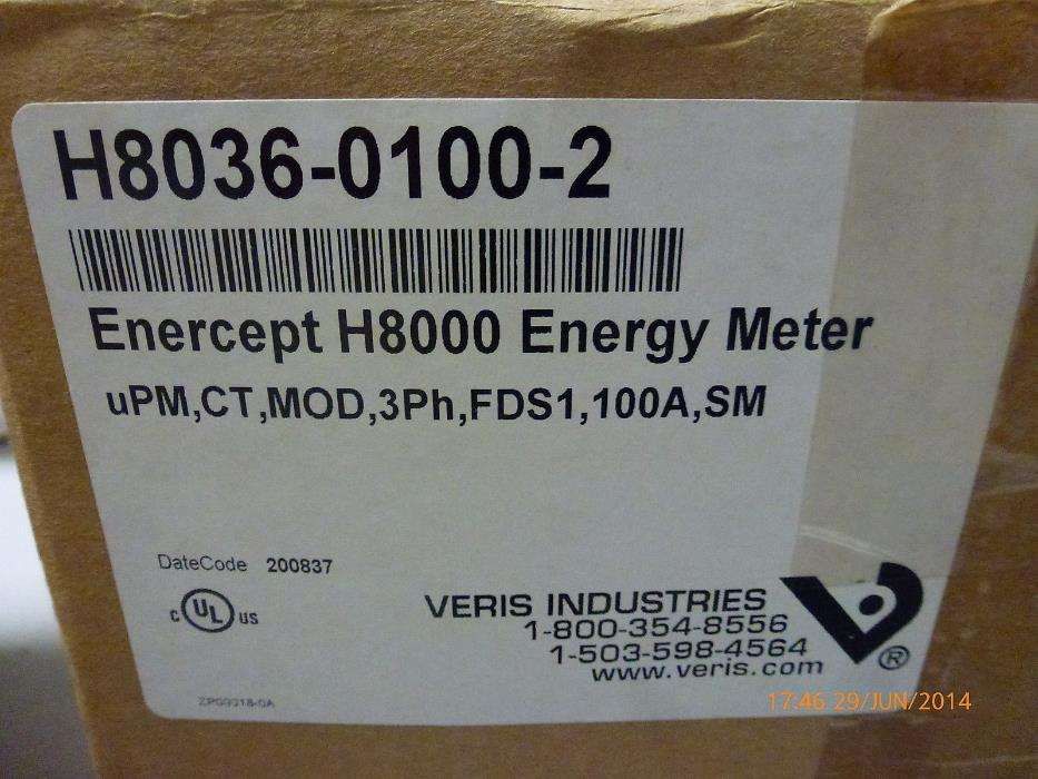 Monitor energia profissional (Veris H8036_100) Modbus