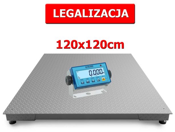 Nowa Waga Platformowa Paletowa BIGBAGI z Legalizacją 1,2x1,2 3T 3000kg