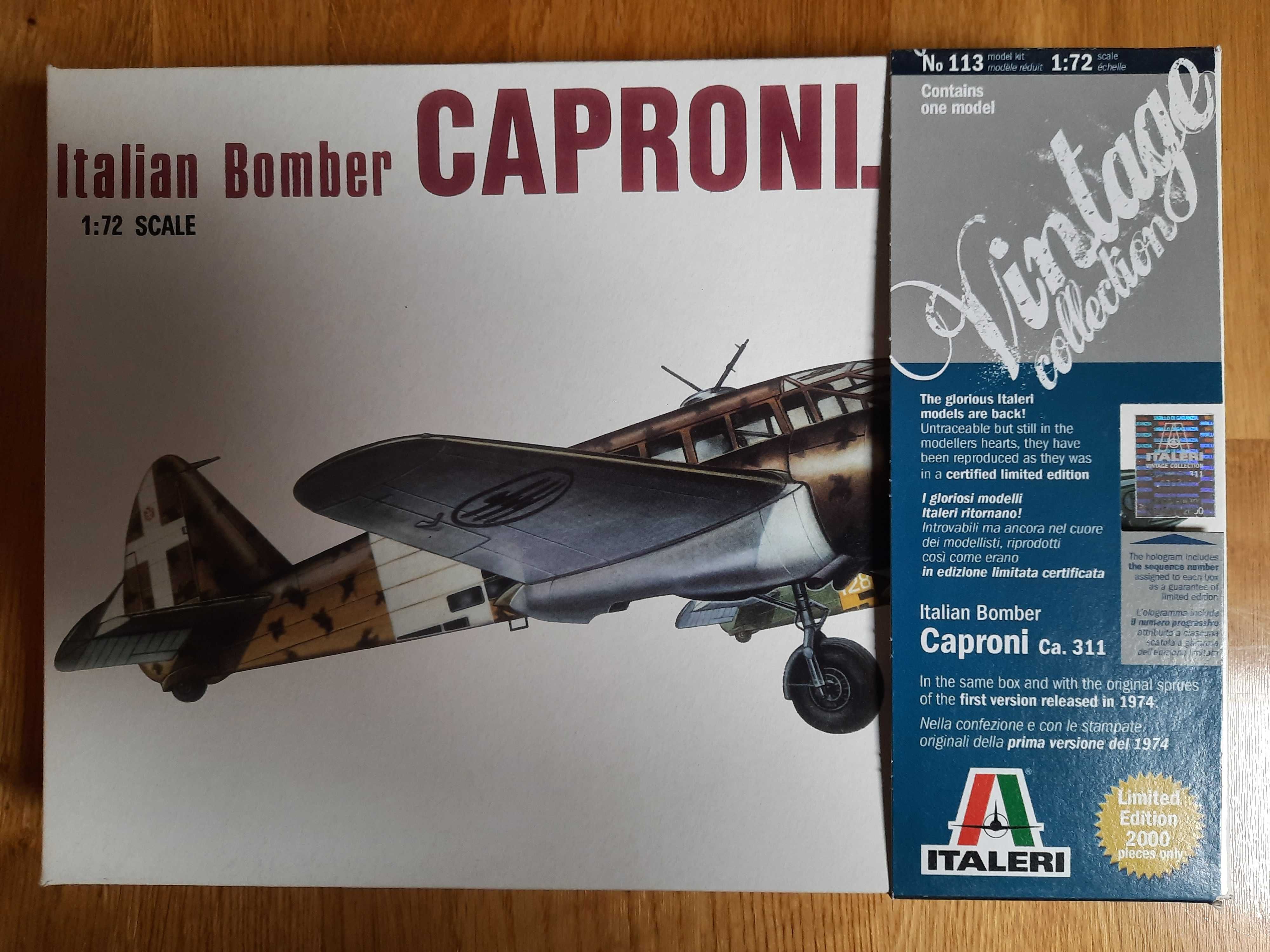 Model do sklejania Italian Bomber Caproni Ca.311 skala 1/72