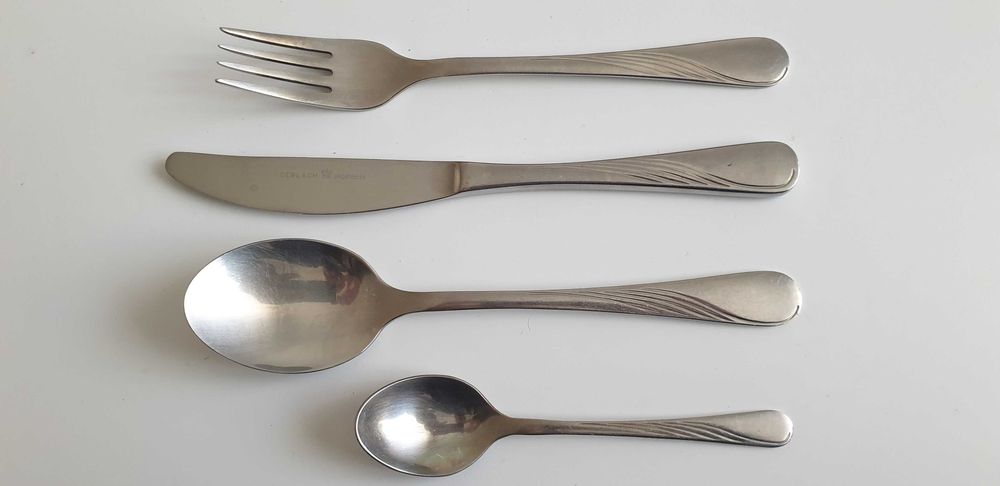 Starocie z Gdyni - Stare sztućce GERLACH zestaw 28szt.