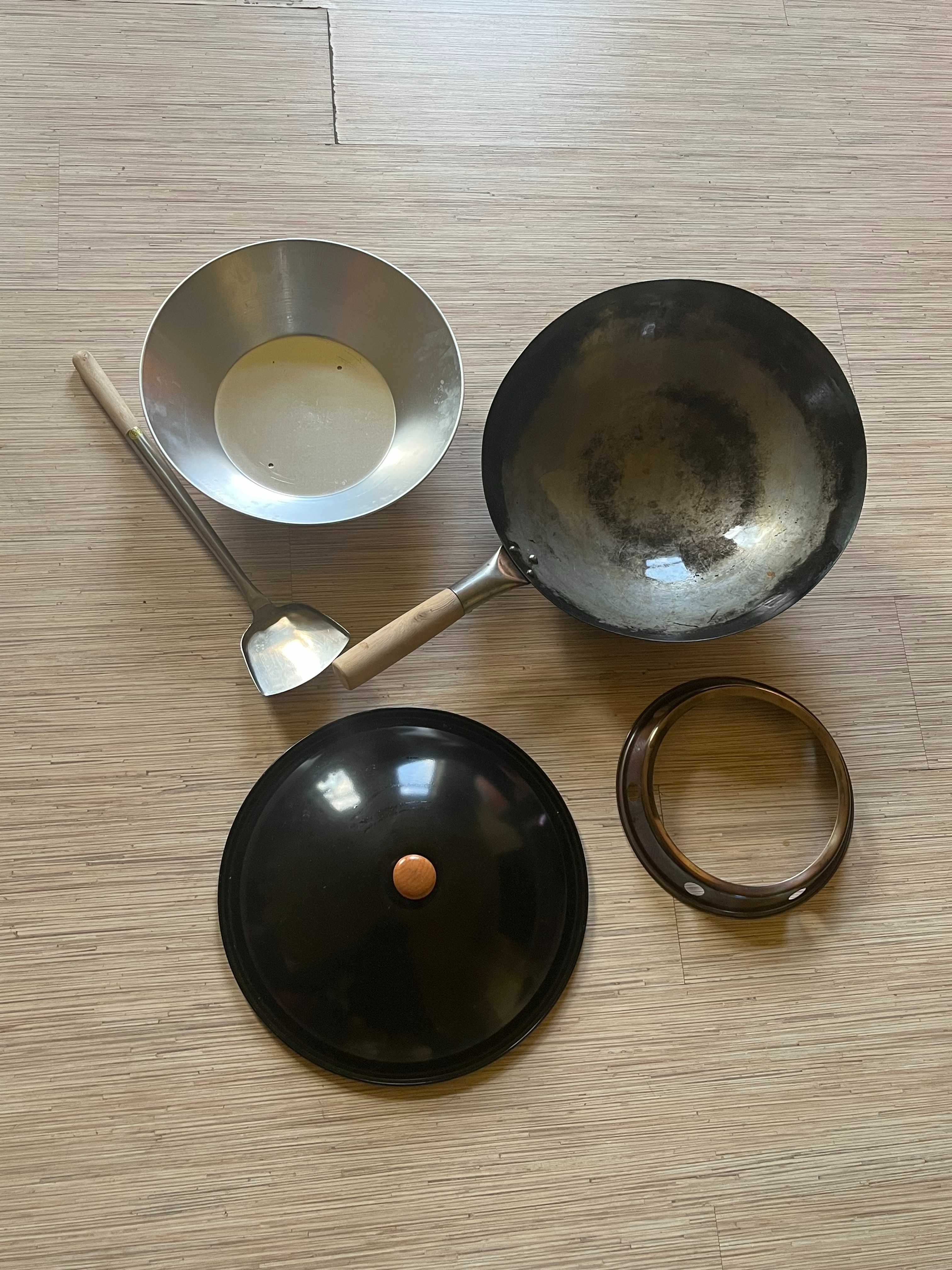 Ręcznie kuty chiński  wok WOK chińska patelnia