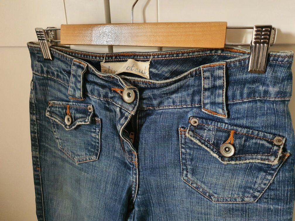 Jeansowe spodenki bermudy Next rozm 8/S
