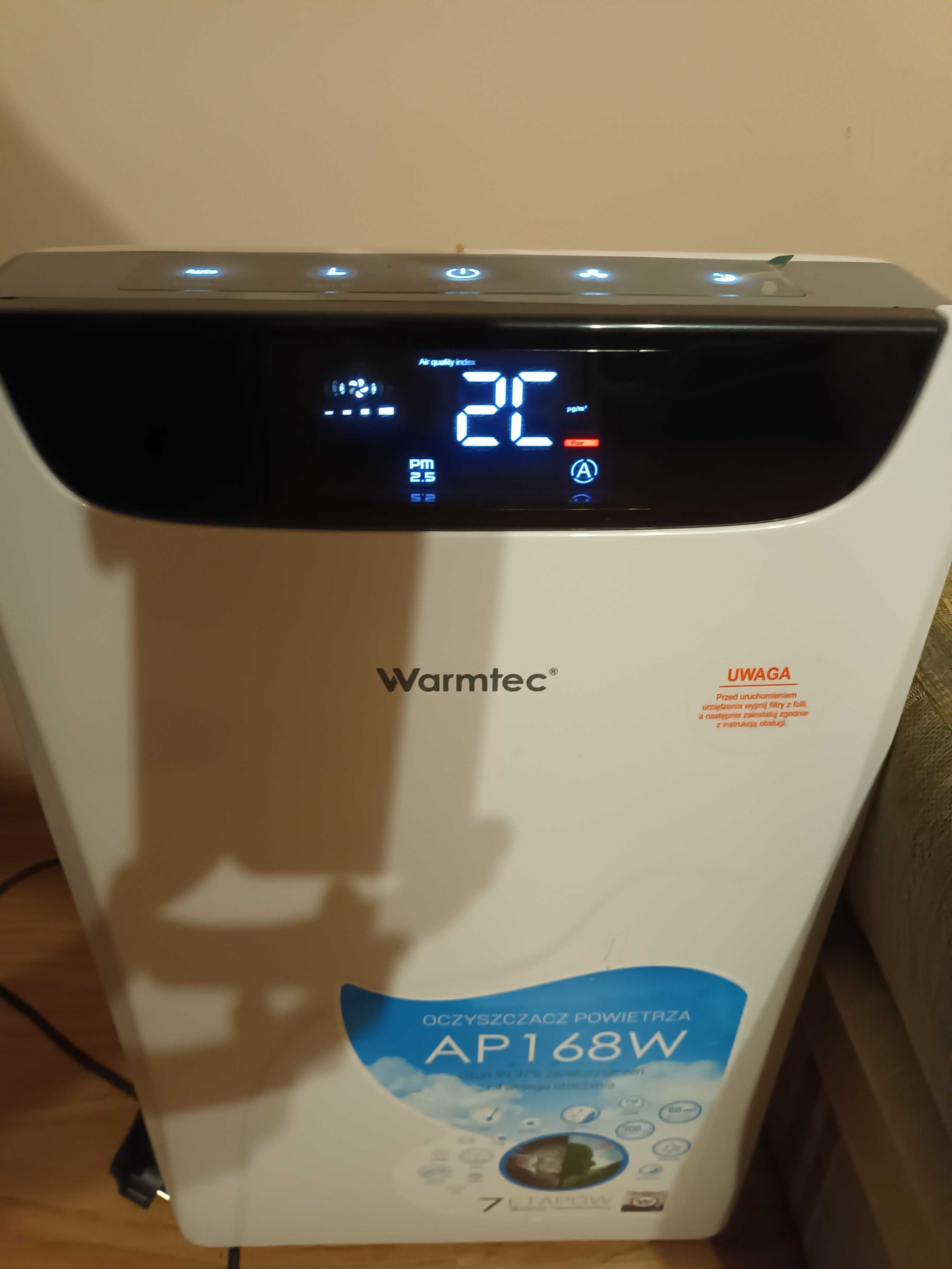 Oczyszczacz powietrza WARMTEC AP168W