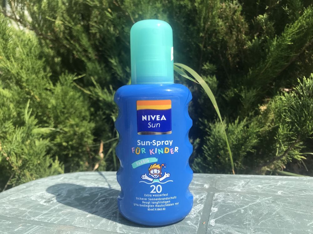 Nivea sun-spray for kids для загару