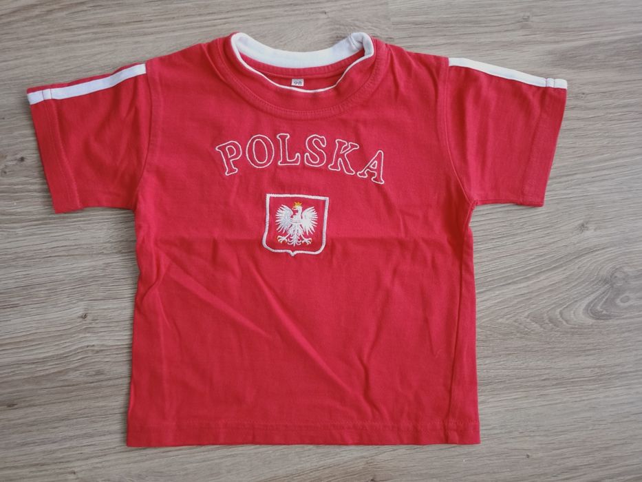 4 x Bluzka koszulka  t-shirt Polska rozm. 86/98- 2/3lata