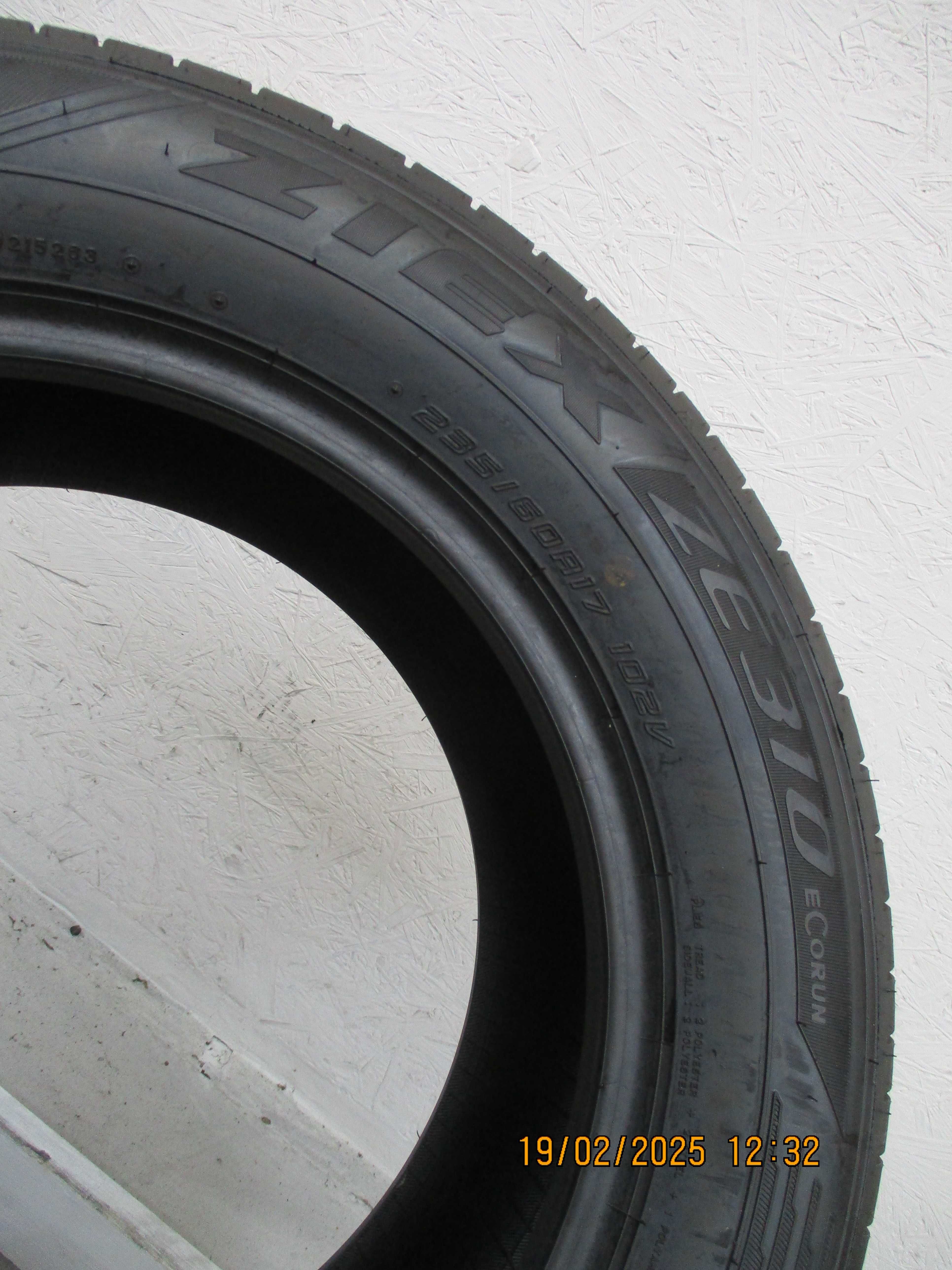 1x 235/60R17 Falken Ziex ZE310 ecorun 6mm 21r.