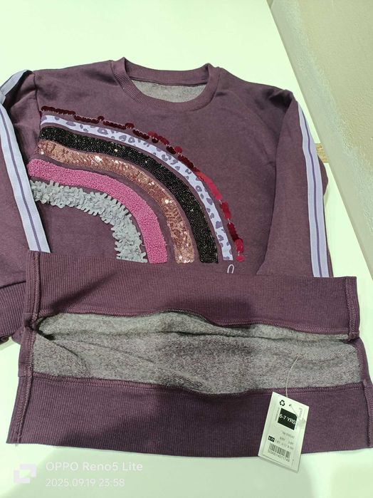 Bluza ocieplana dla dziewczynki