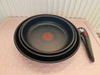 Zestaw patelni TEFAL Ingenio Emotion L897S474 - zepsuta rączka