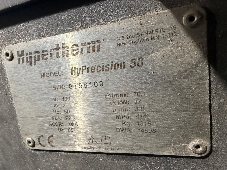 Cnc hypertherm 50