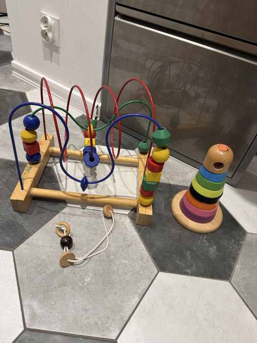 Drewniane zabawki dla malucha IKEA