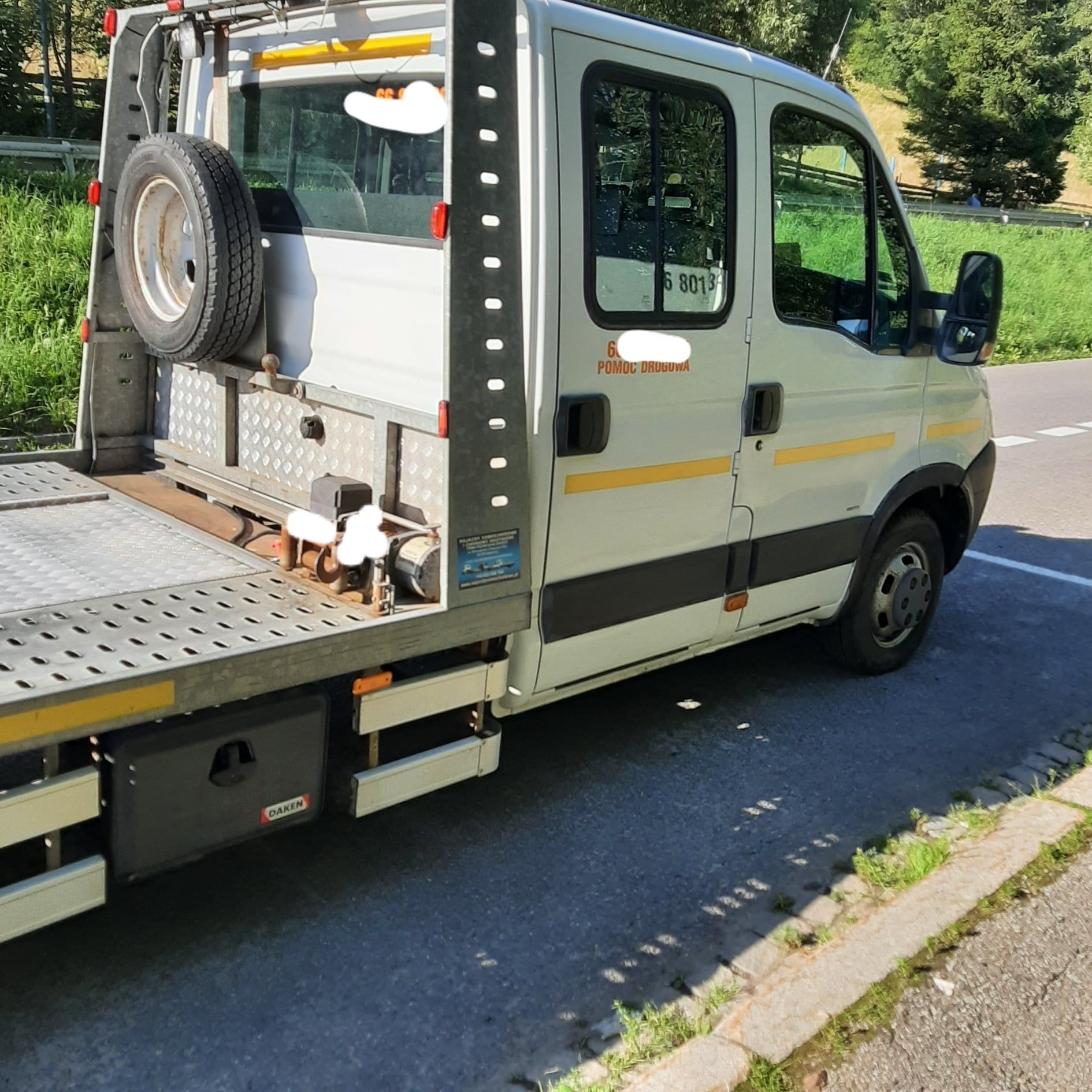 Iveco Daily 35c12 Laweta bliżniak Dubelkabina 7osobowa Pomoc drogowa