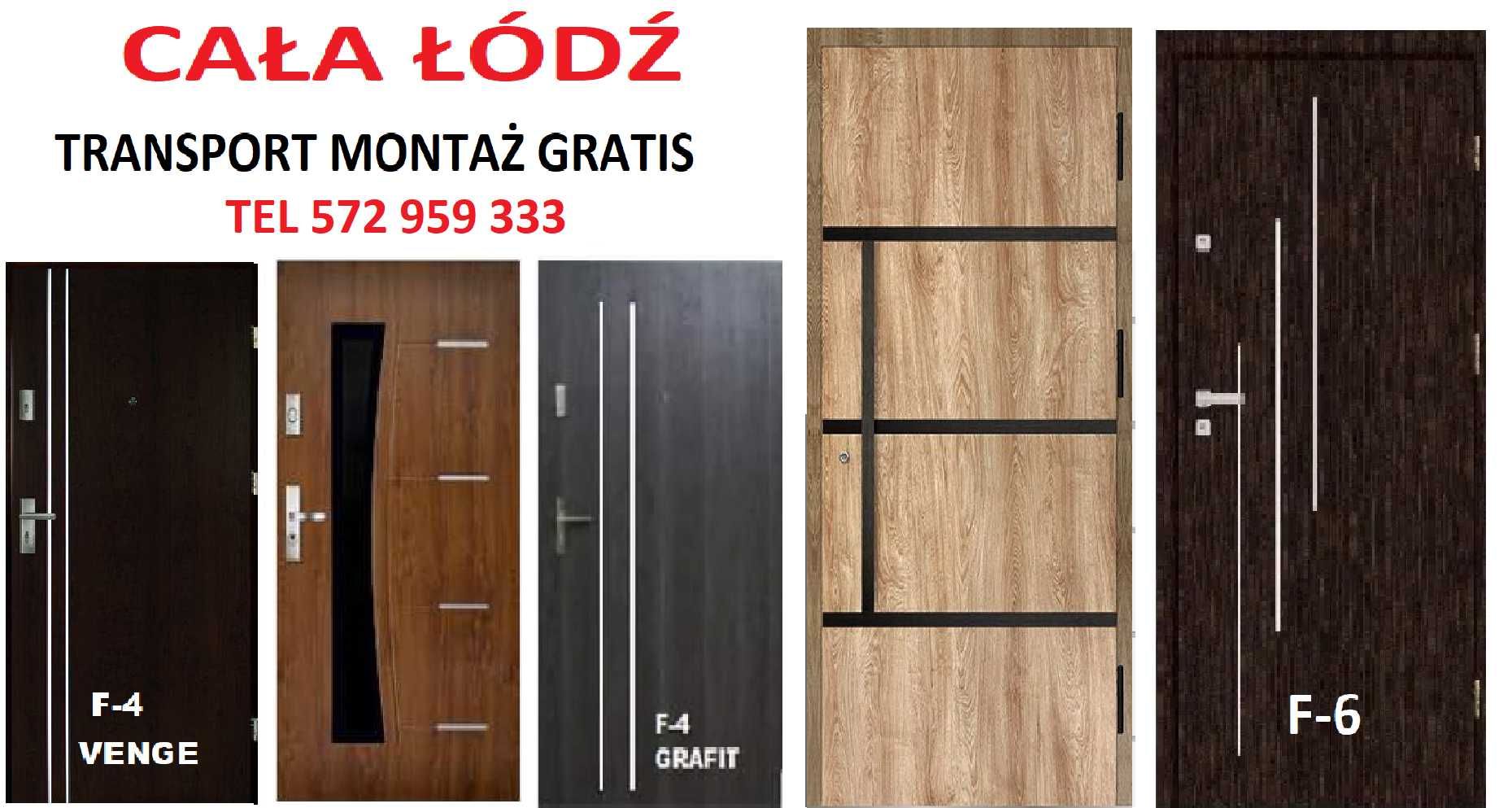 DRZWI z montażem do mieszkania -ZEWNĘTRZNE -wejściowe wewnątrzklatkowe