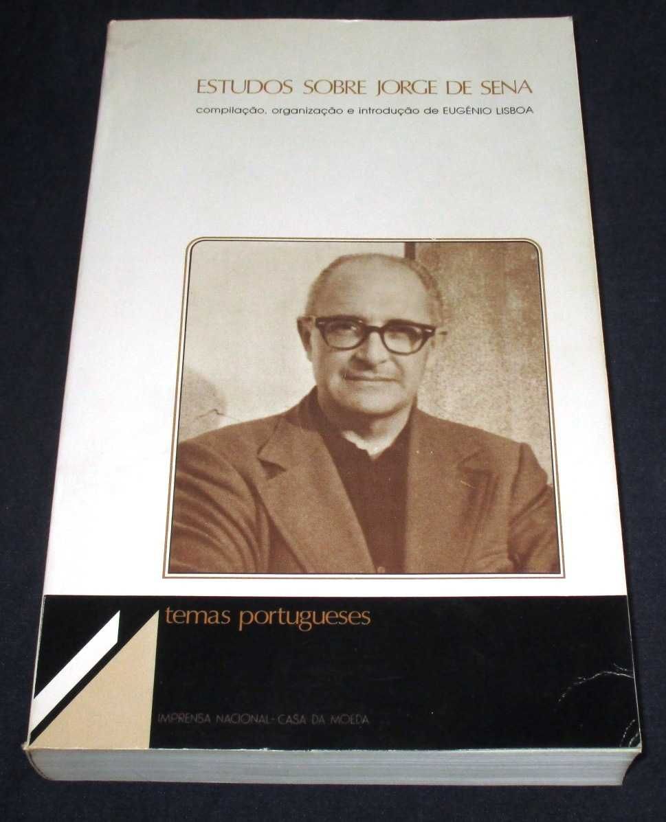 Livro Estudos sobre Jorge de Sena Eugénio Lisboa INCM