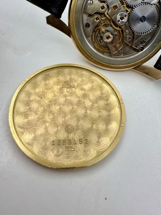 Iwc 18k gold bombé cal 89