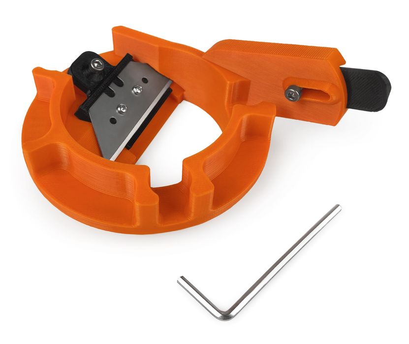 Фаскосниматель для подрозетников в гипсокартоне с регулировкой лезвий