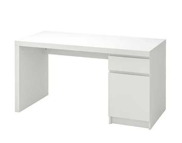 Письмовий стіл IKEA MALM 140x65 см Білий