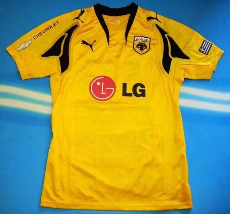 camisola AEK Atenas Rivaldo