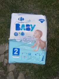 підгузники Carrefour baby 2(3-6кг) 60шт