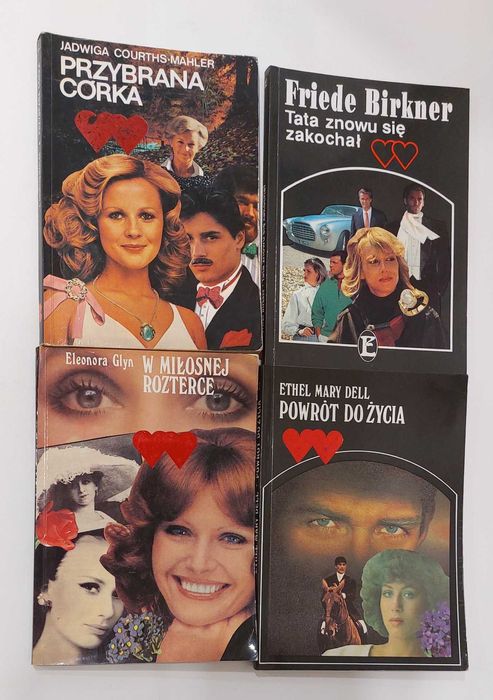 Zestaw 11 książek Jadwiga Courths-Mahler i inni autorzy  -  REZERWACJA