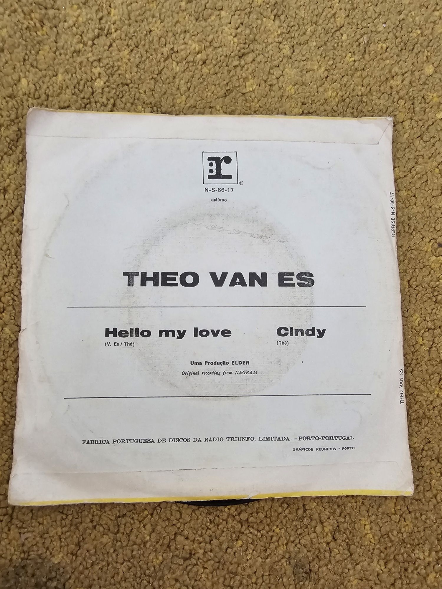 Disco vinil 7" Theo Van Es