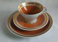 Чайный фарфоровый набор из трех предметов Герен, Тюрингия 50-е г.