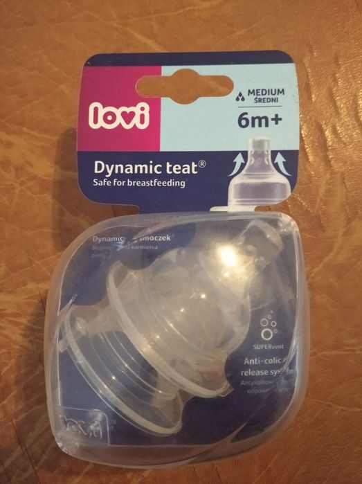 Smoczki do butelki Lovi, 6m+