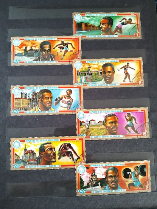 Znaczki pocztowe Gwinea Równikowa.