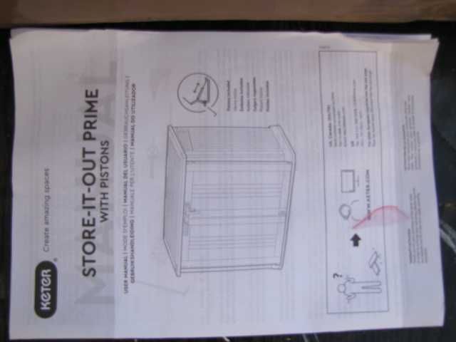 Keter Store it Out Nova szopa ogrodowa z tworzywa sztucznego 2x120L