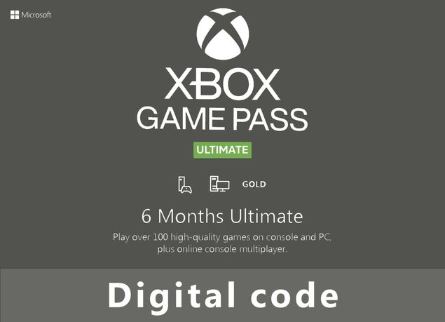 Klucz Xbox Game Pass Ultimate 6 miesięcy