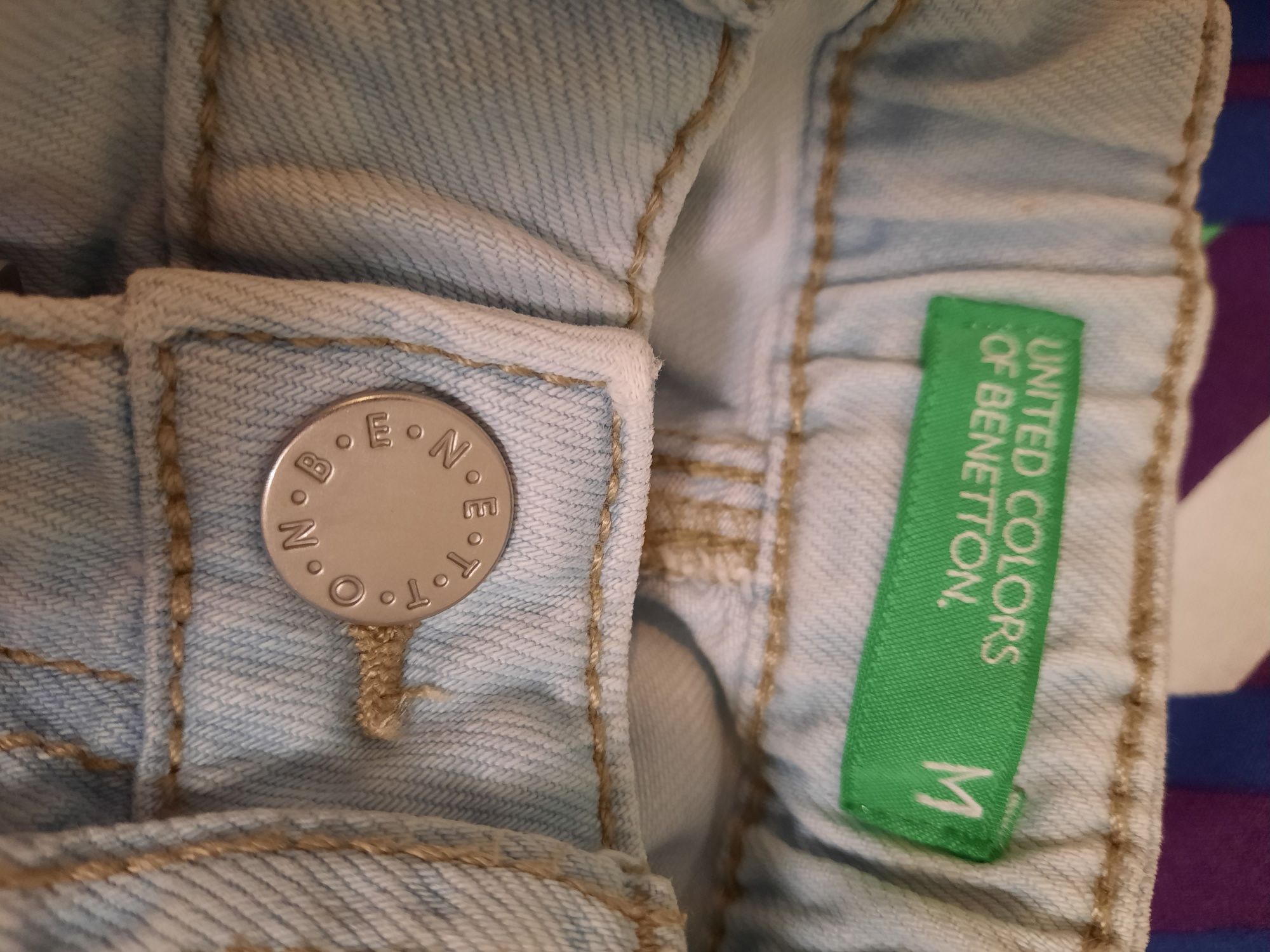 Spodnie jeansowe benetton rozm 130