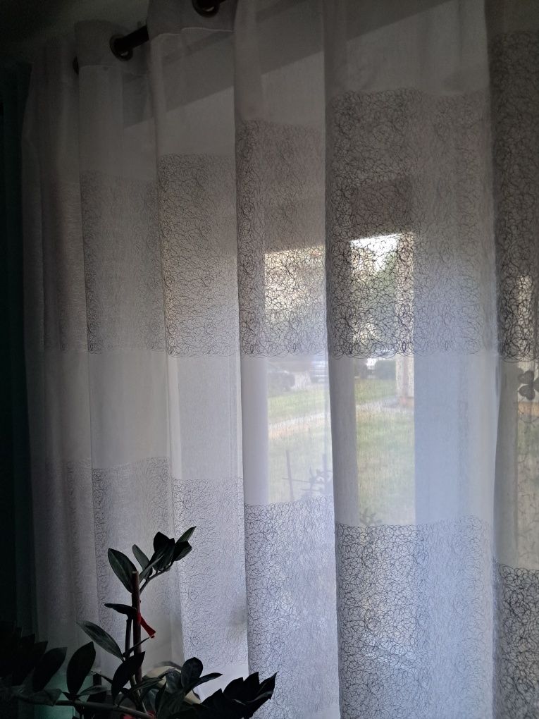 Firana ze wstawką 300x155 bdb