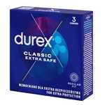 DUREX EXTRA SAFE Prezerwatywy 3 szt. grubsze dodatkowo nawilżane