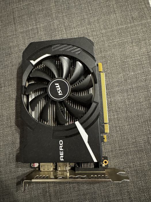 MSI GeForce gtx 1050 Ti AERO itx 4GB GDDR5.