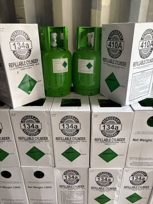 Czynnik chłodniczy R134a, r407c, R1234yf, r404a, r507a, r410a, r32