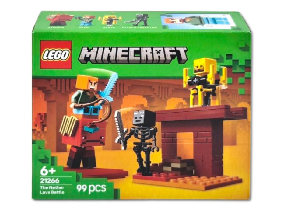 Klocki LEGO Minecraft Bitwa na moście Netheru 21266